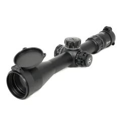 Оптический прицел ARKON Model A 3-18x50 / Аркон Модель А 3 18 на 50 - вид спереди с открытой крышкой объектива