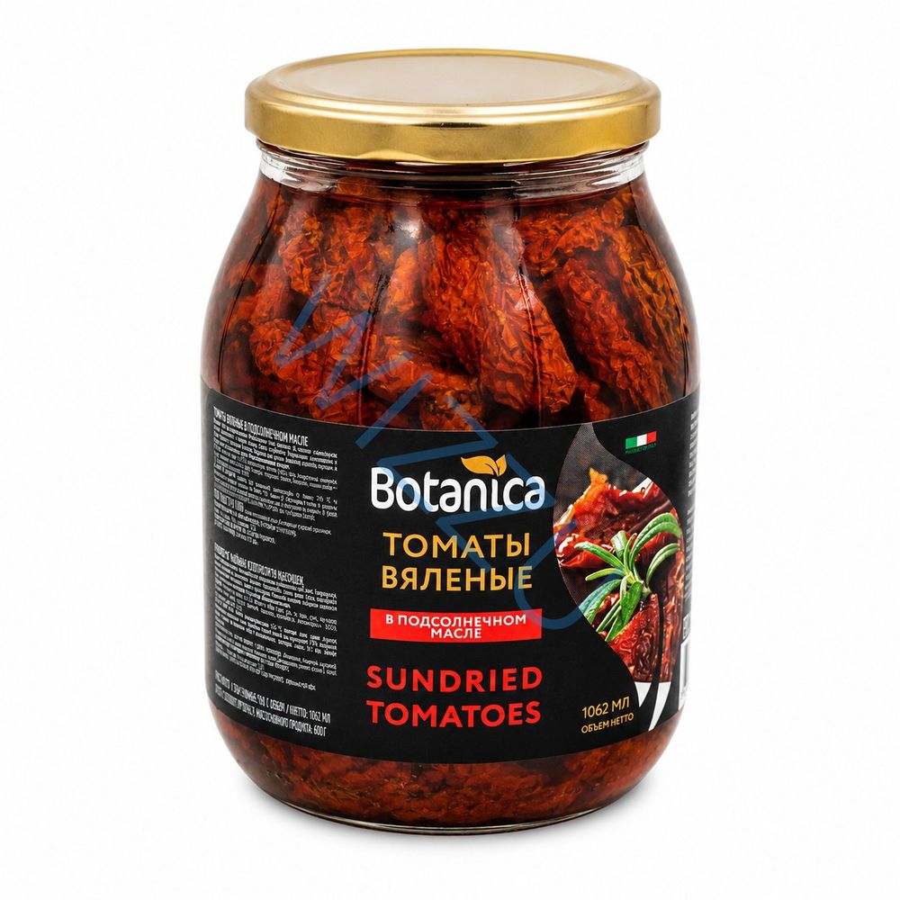 Томаты вяленные в масле Botanica 1062 мл ст/б