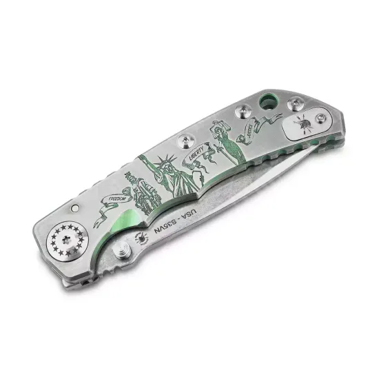 Складной нож Spartan Blades HARSEY FOLDING SB/SF5SWSWCUS/LadieaofFreedom c клинком из стали CPM-S35VN, рукоять титан
