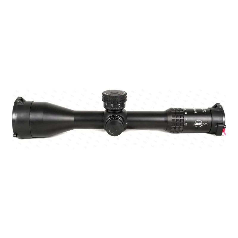 Оптический прицел MAKpro 5-25x56i HD - общий вид сбоку с защитными крышками