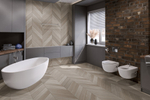 Кварц-винил LVT Damy Floor Chevron LVT 2.5 мм ПАЛЕ-РОЯЛЬ 3.048 м2