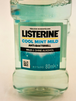 LISTERINE ополаскиватель для полости рта COOL MINT без спирта 2 шт. по 80 мл (Германия)