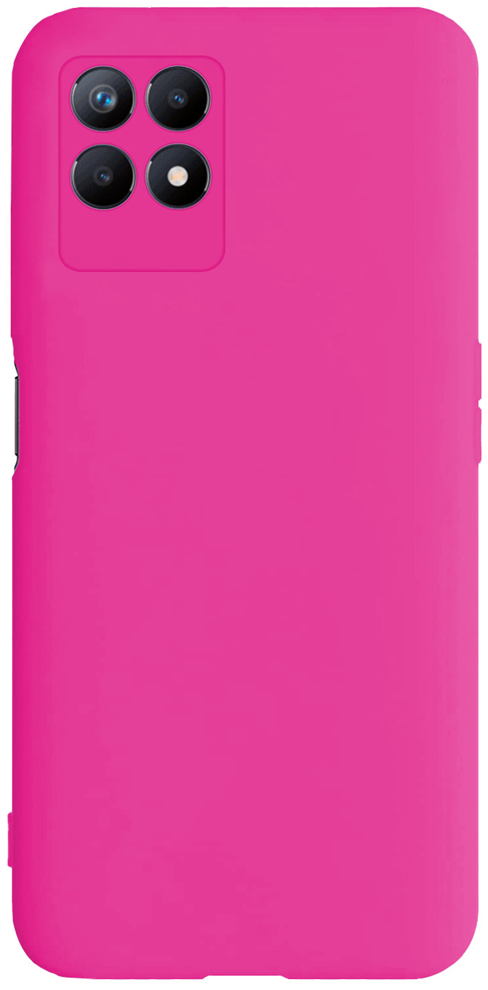 Мягкий Soft Touch чехол из силикона для REALME 8i и NARZO 50 с бархатной подкладкой