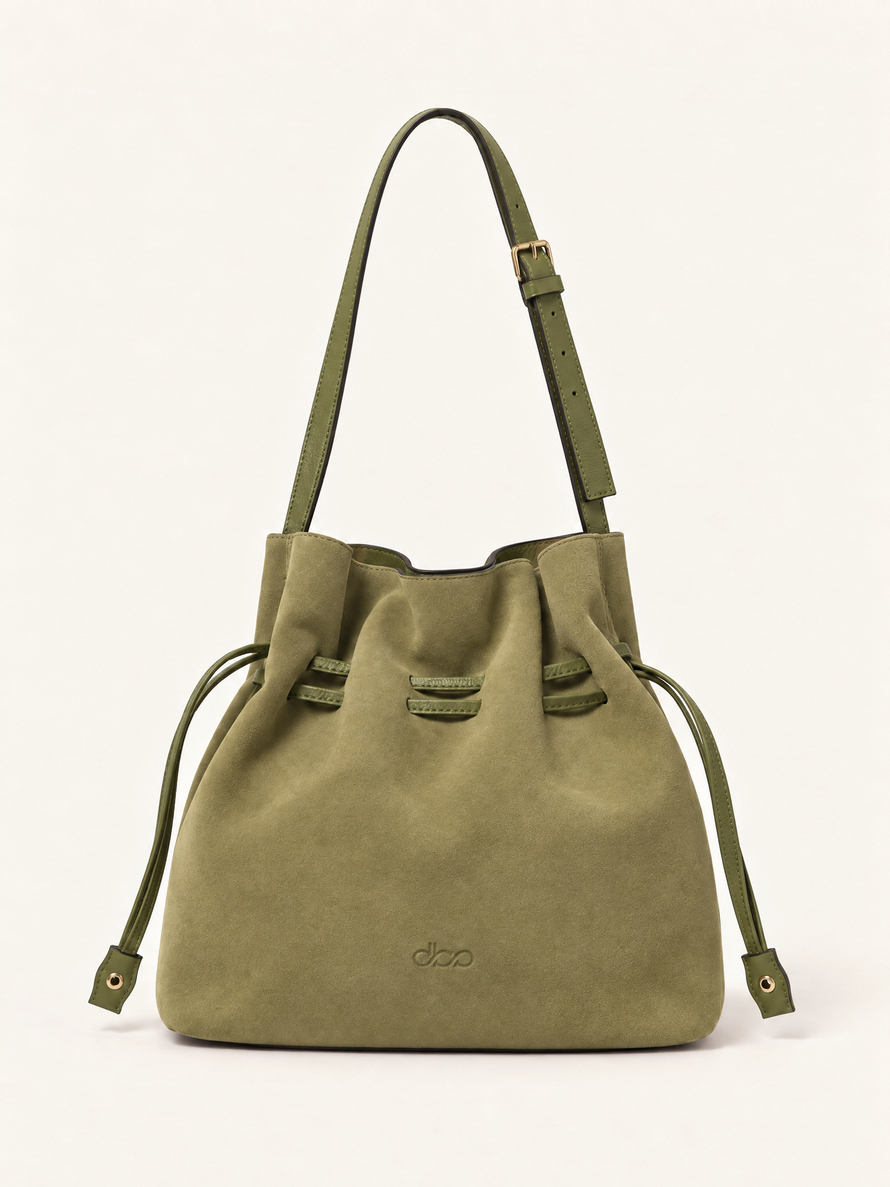 Замшевая сумка Eveline DBR 31143 киви