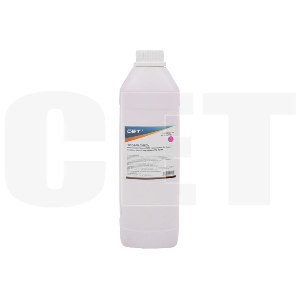 Тонер NF6M + носитель NF6D TN-321M для KONICA MINOLTA bizhub C224/284/364 (CET) Magenta, 514г/бут, CET121496
