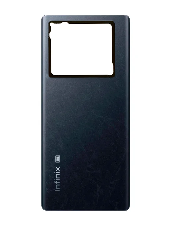 Задняя крышка для Infinix 40 Pro Plus 5G X6851B черная (Black) без стекла камеры