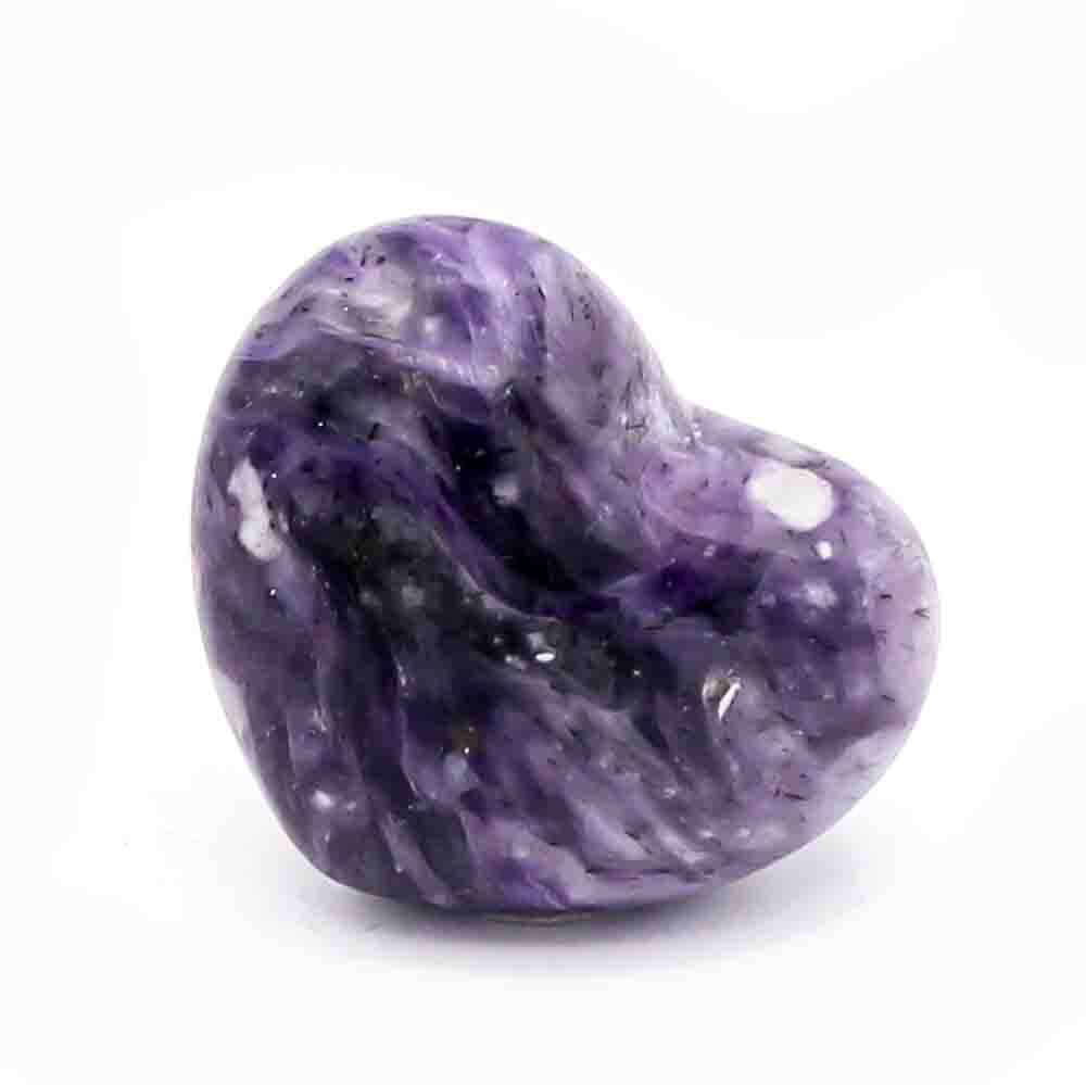 Сердце 35мм чароит 25.0