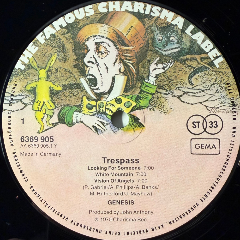 Genesis ‎– Trespass (Гермния 1972г.)