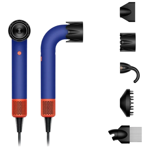 Фен Dyson Supersonic R Pro HD18 Professional, Vinca Blue / Topaz Orange (Синий / Оранжевый топаз)