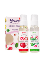 Набор смазок Yovee клубника + мята 2 х 100 мл