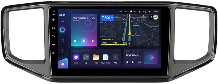 Магнитола для Volkswagen Amarok 1 2016-2020 - Teyes CC3 монитор 9" QLED на Android 10, Быстрая, CarPlay, 4G SIM-слот