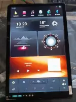 Магнитола для Ford F-150 2015-2020 (SYNC 3) - Kuberg ZF-1306A-S3-GE ("Тесла-Стиль") 16.8" на Android 13, Быстрая