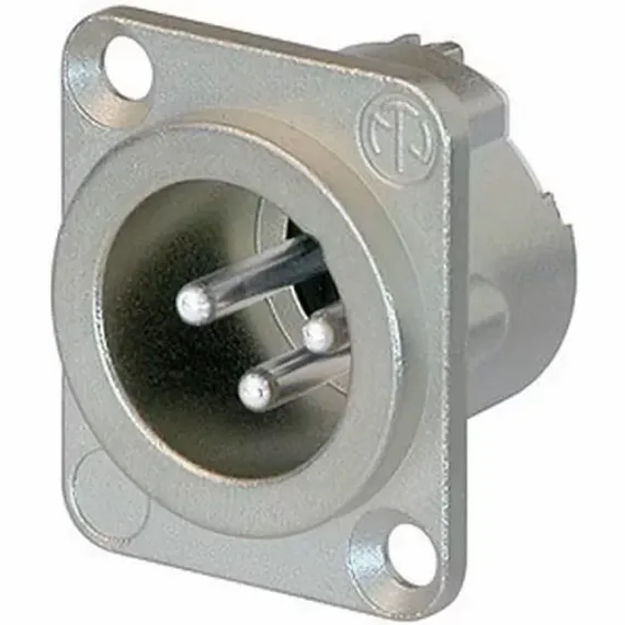 Neutrik NC3MD-LX-HA  панельный разъем XLR male с дополнительной защитой от RF помех, обжимные контак