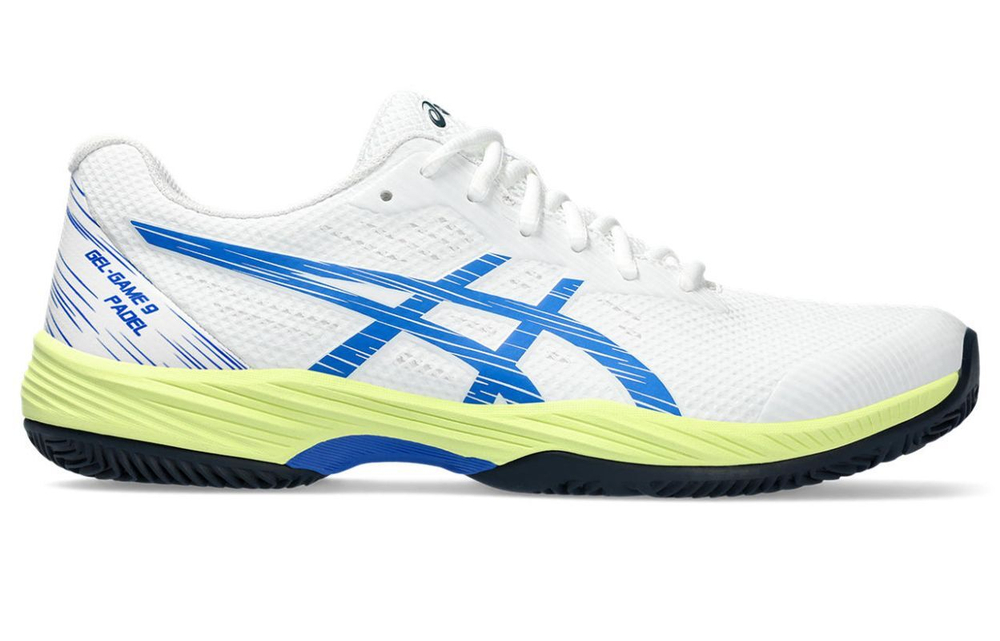 Мужские кросовки для Padel Asics Gel-Game 9 Padel - white/illusion blue