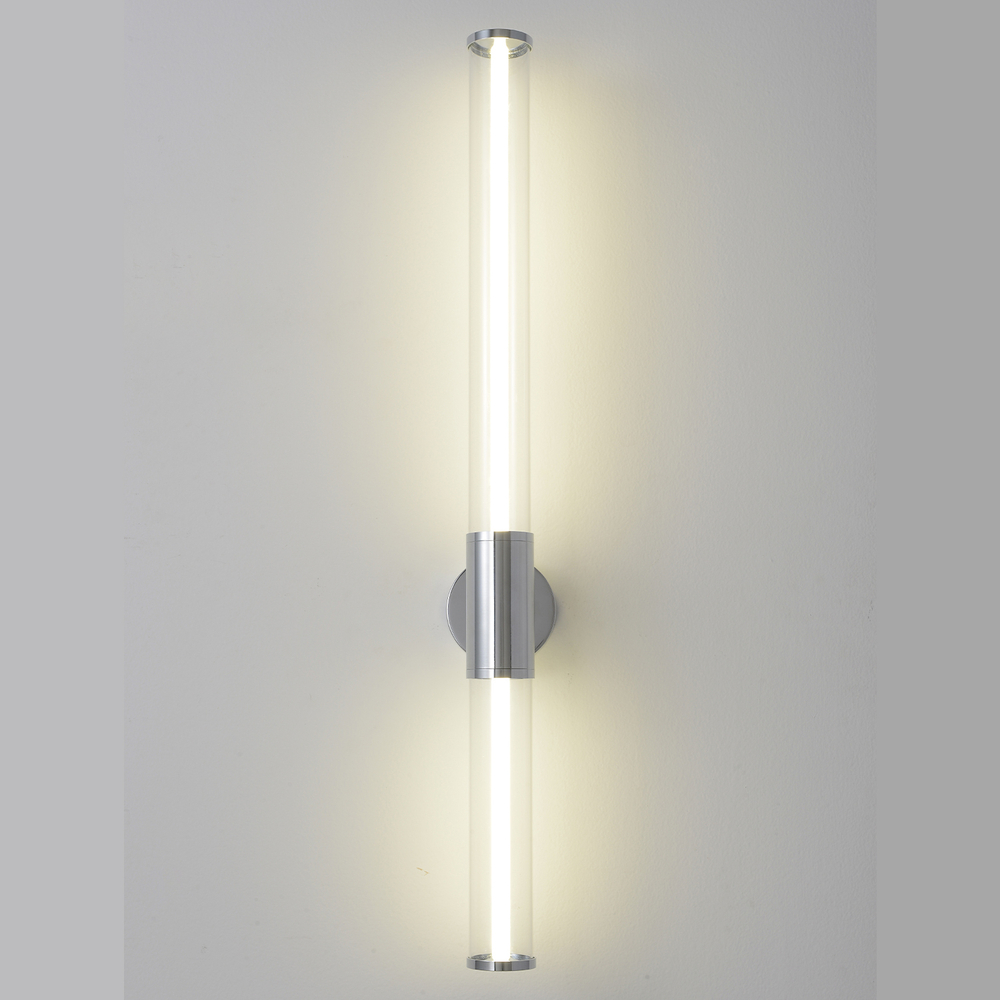 Настенный светодиодный светильник Crystal Lux LINEUP AP18W LED CHROME