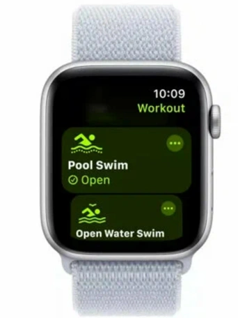 Умные часы Apple Watch SE 40 мм, Silver Aluminium, Blue Cloud Sport L