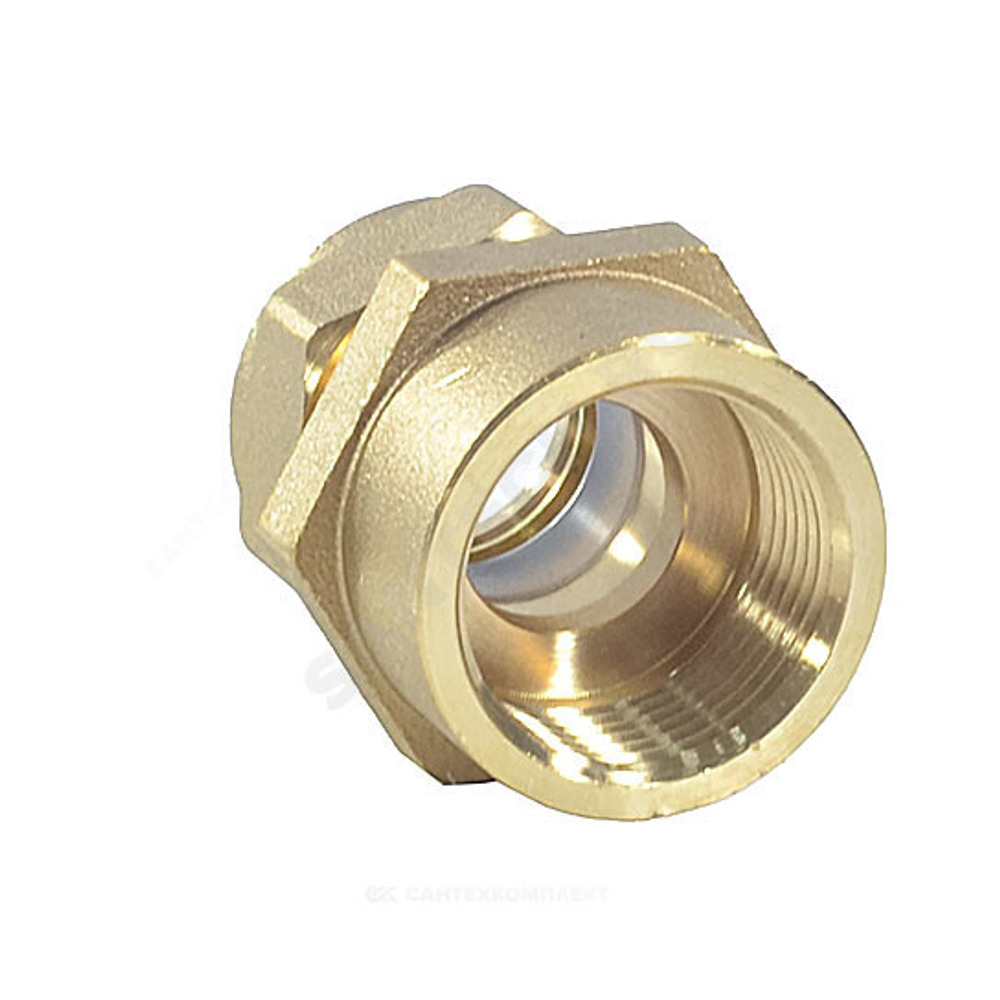 Муфта латунь 32Aх1 1/4" обжим/ВР STAHLMANN SSFL3211/4BEF