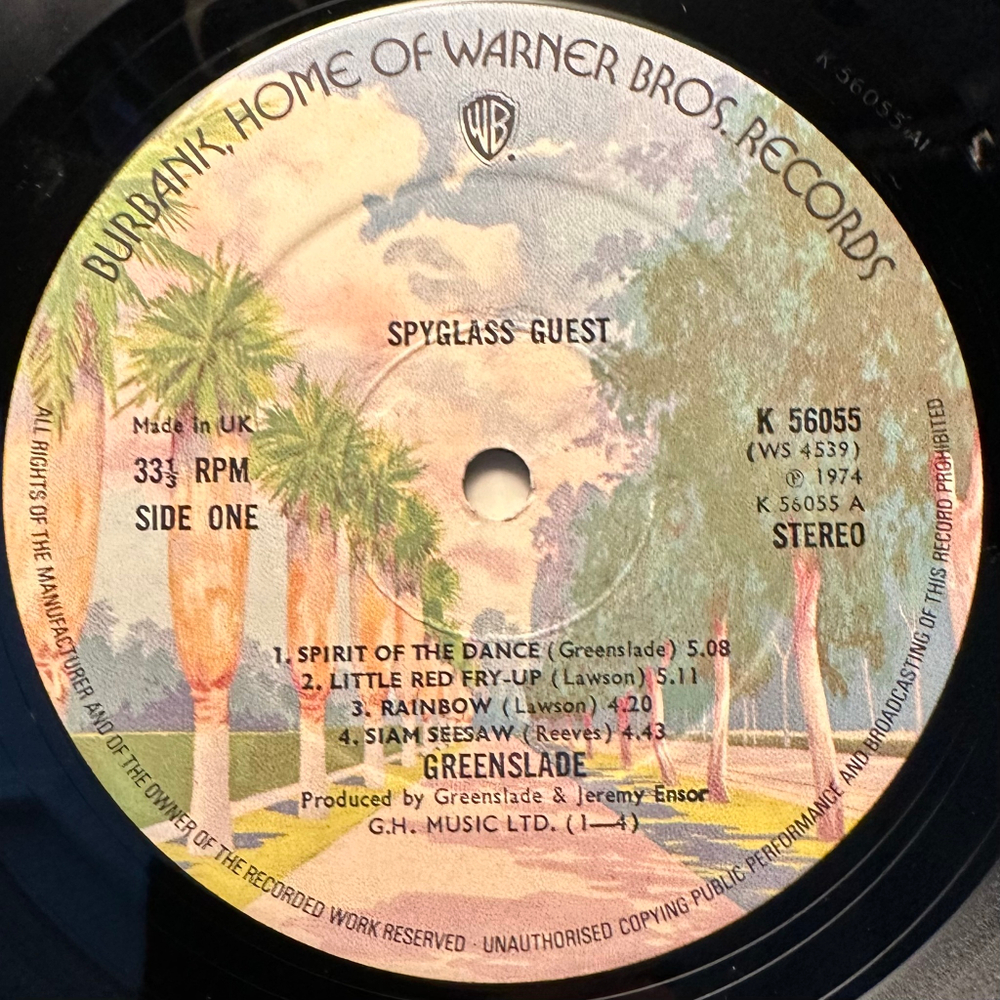 Greenslade - Spyglass Guest (Англия 1974г.)
