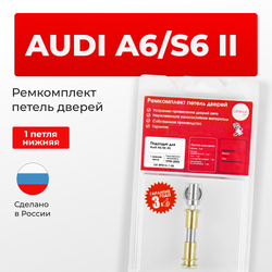 Ремкомплект (втулки) нижней петли двери Audi A6/S6 (II) [Кузов: С5;4B2;4B4;4B5;4B6] (1 петля, RPD13-1) 1998-2005
