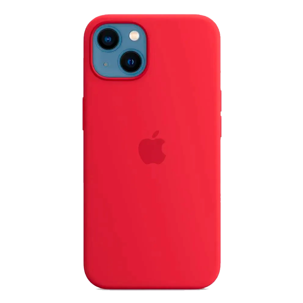 Силиконовый чехол с поддержкой MagSafe Apple Silicone Case для iPhone 13 mini, Red (Красный)