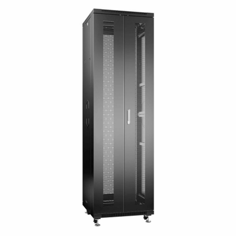Шкаф напольный 19", 42U Cabeus ND-05C-42U80/120-BK
