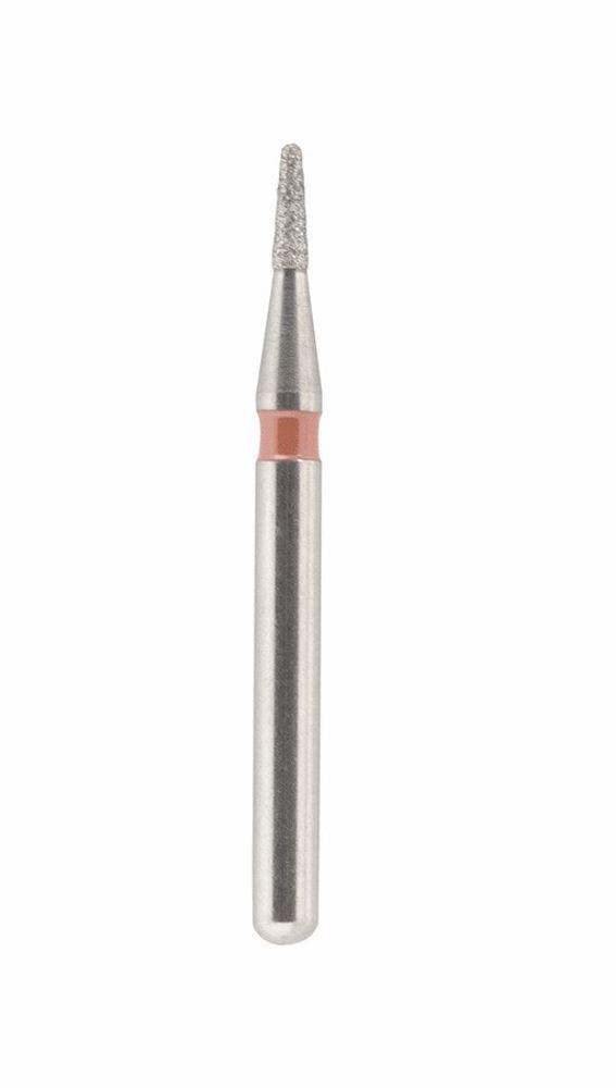 Бор алмазный 855L 009 FG, красный, 1 шт. Форма: конус с закругленным концом., JOTA, Швейцария Бор алмазный 855L 009 FG, красный, 1 шт. Форма: конус с закругленным концом., JOTA, Швейцария