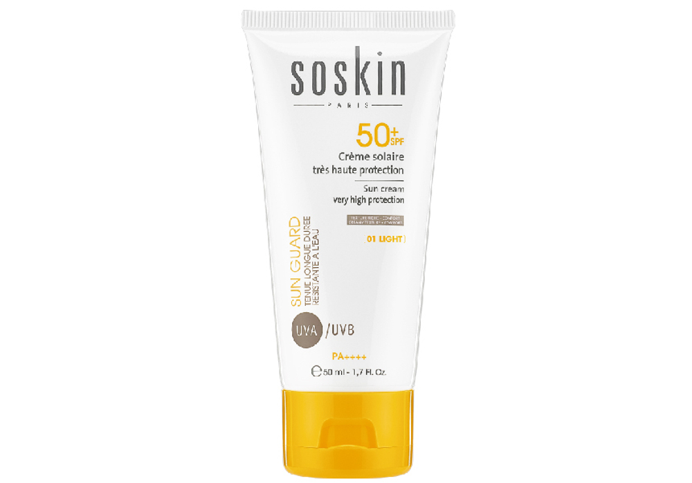 SOSKIN SPF50+ Sun cream very high protection - tinted 01