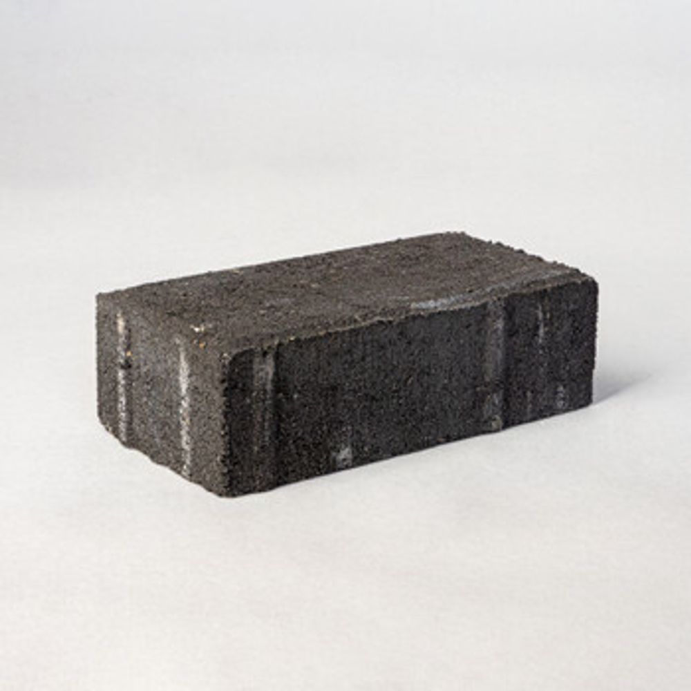 Брусчатка кирпичик черный 200x100x60 мм