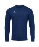 Лонгслив тренировочный JÖGEL DIVISION PerFormDRY Training CVC LS Z4, темно-синий