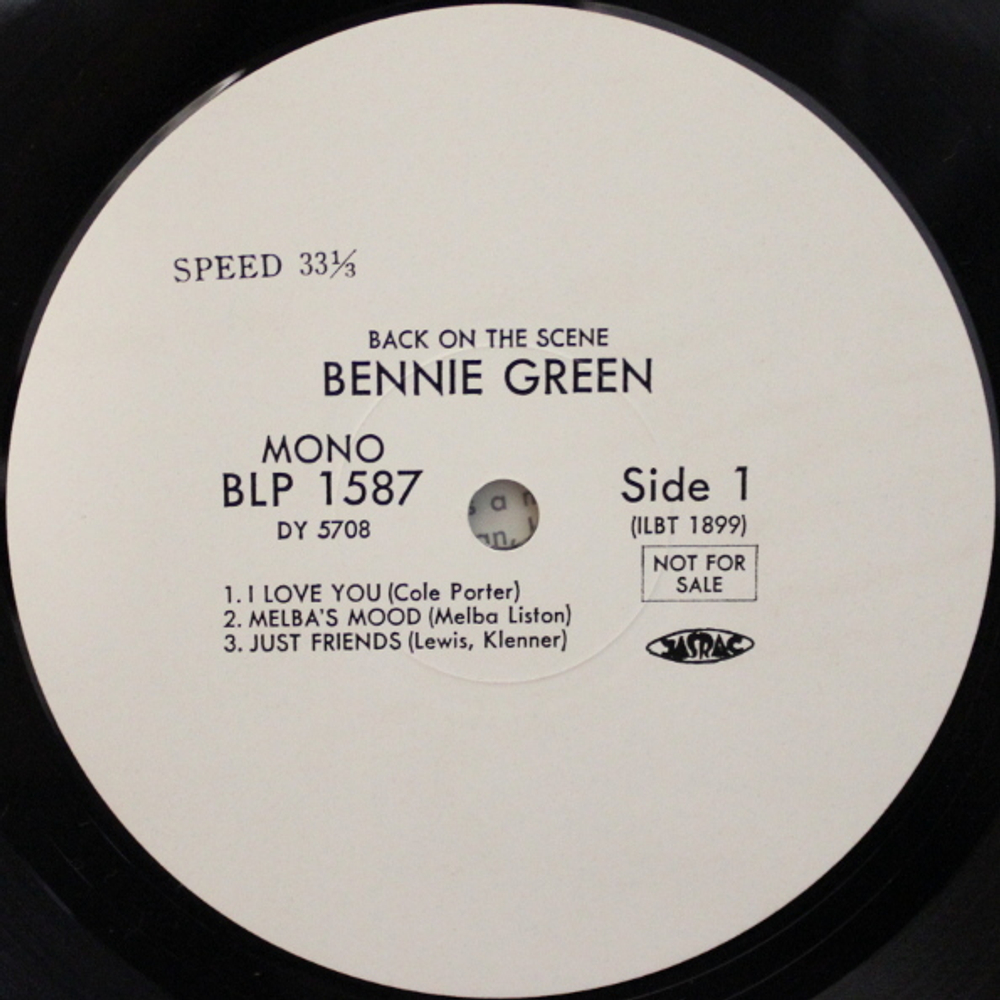 Bennie Green / Back On The Scene (LP)