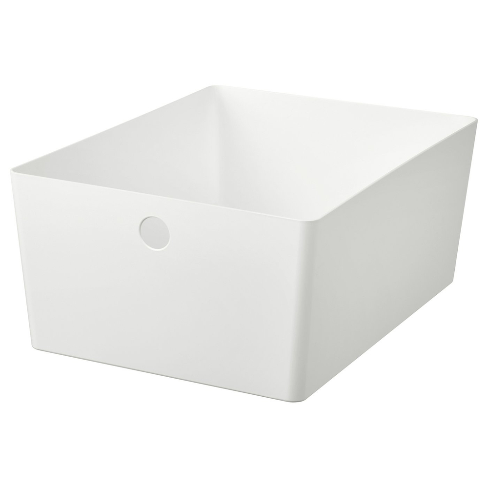 IKEA KUGGIS  (ИКЕА КУГГИС)  -  Контейнер - белый 26х35х15 см
