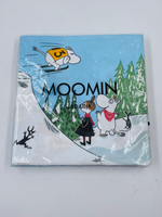 Салфетки бумажные Moomin, Прыжки с трамплина, 33х33 см, 20 салфеток (из Финляндии)
