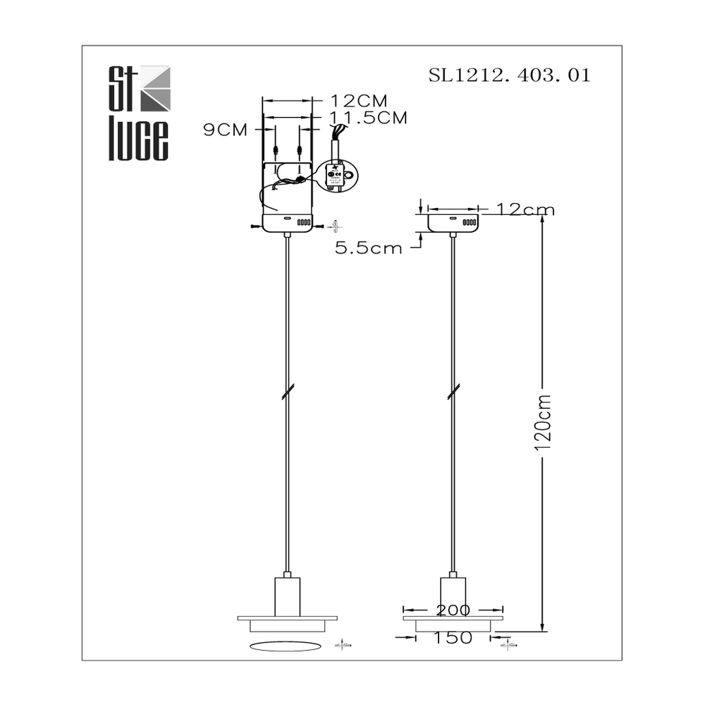 Подвес ST Luce Oltarno SL1212.403.01