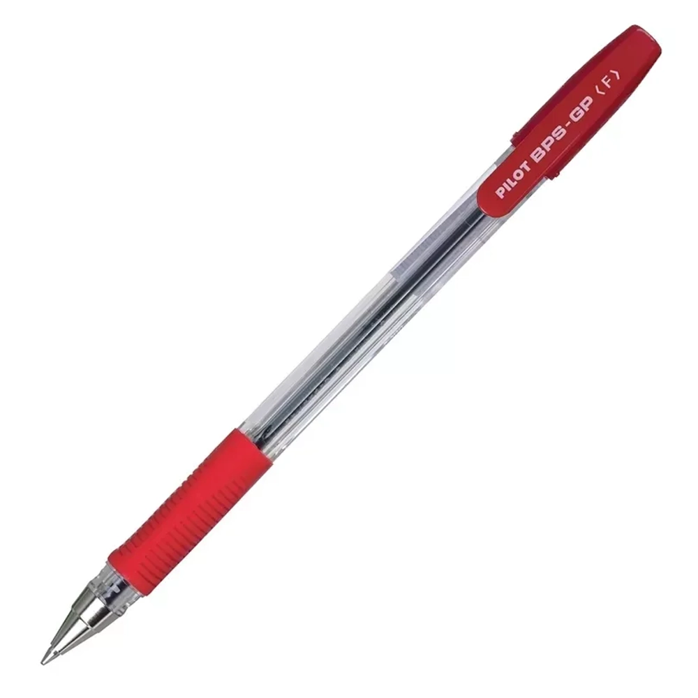 Ручка PILOT шариковая BPS-GP F красная 0,7 мм