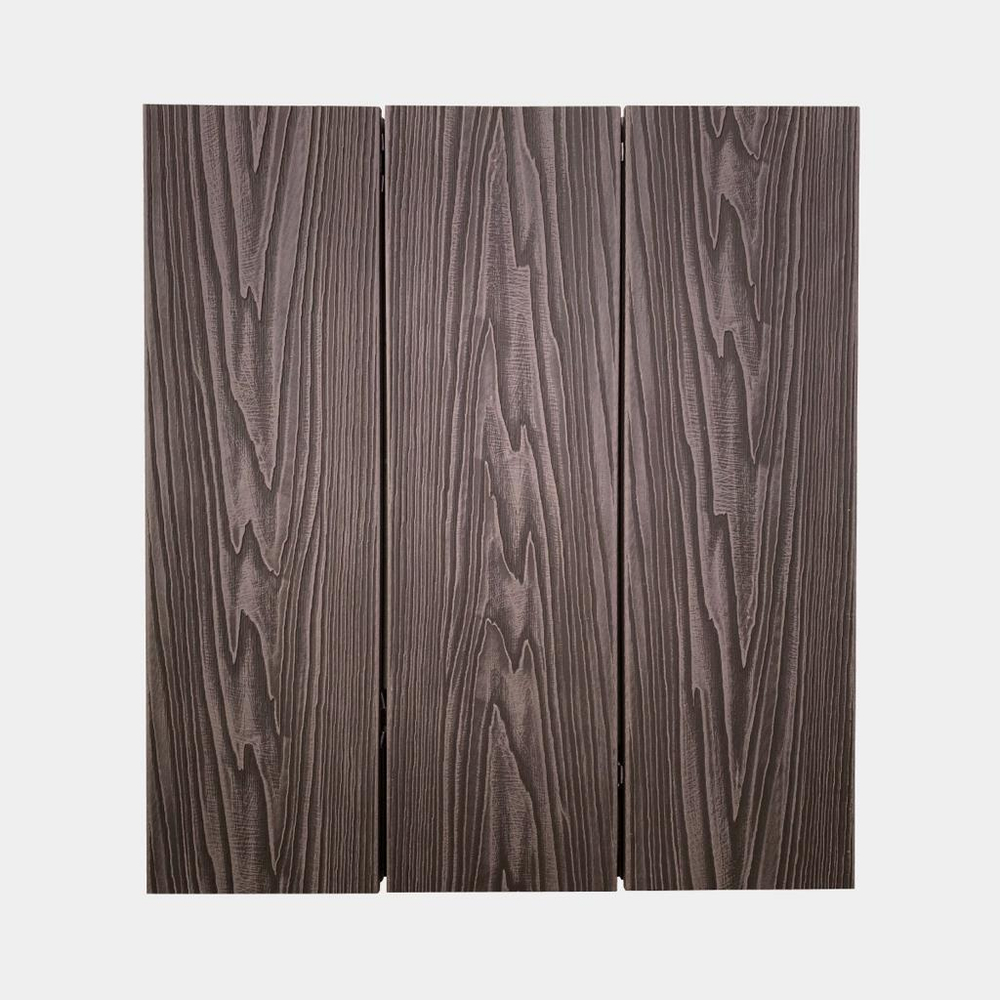 Террасная доска из ДПК Бест декинг (Best decking) комфорт 3D Тиснение/вельвет цвет: Венги