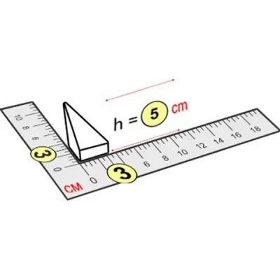Элемент пирамидальный 3x3x5 см для конструктора 5"