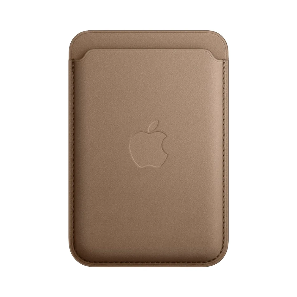 Тканевый чехол-бумажник с поддержкой MagSafe Apple FineWoven Wallet (2023), Taupe (Светло-бежевый)
