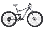 Велосипед 29" Stark'24 Tactic FS 29.4 HD р.18" серый матовый/серебристый металлик