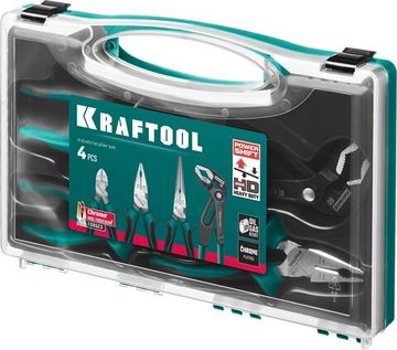 KRAFTOOL 4 предм., набор губцевого инструмента (22012)
