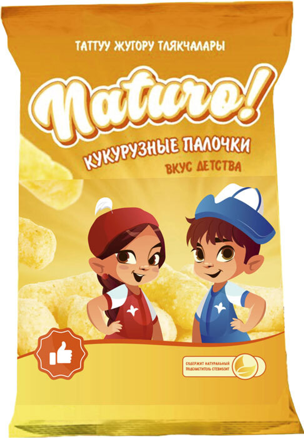 Кукурузные  палочки NATURO 80 г.