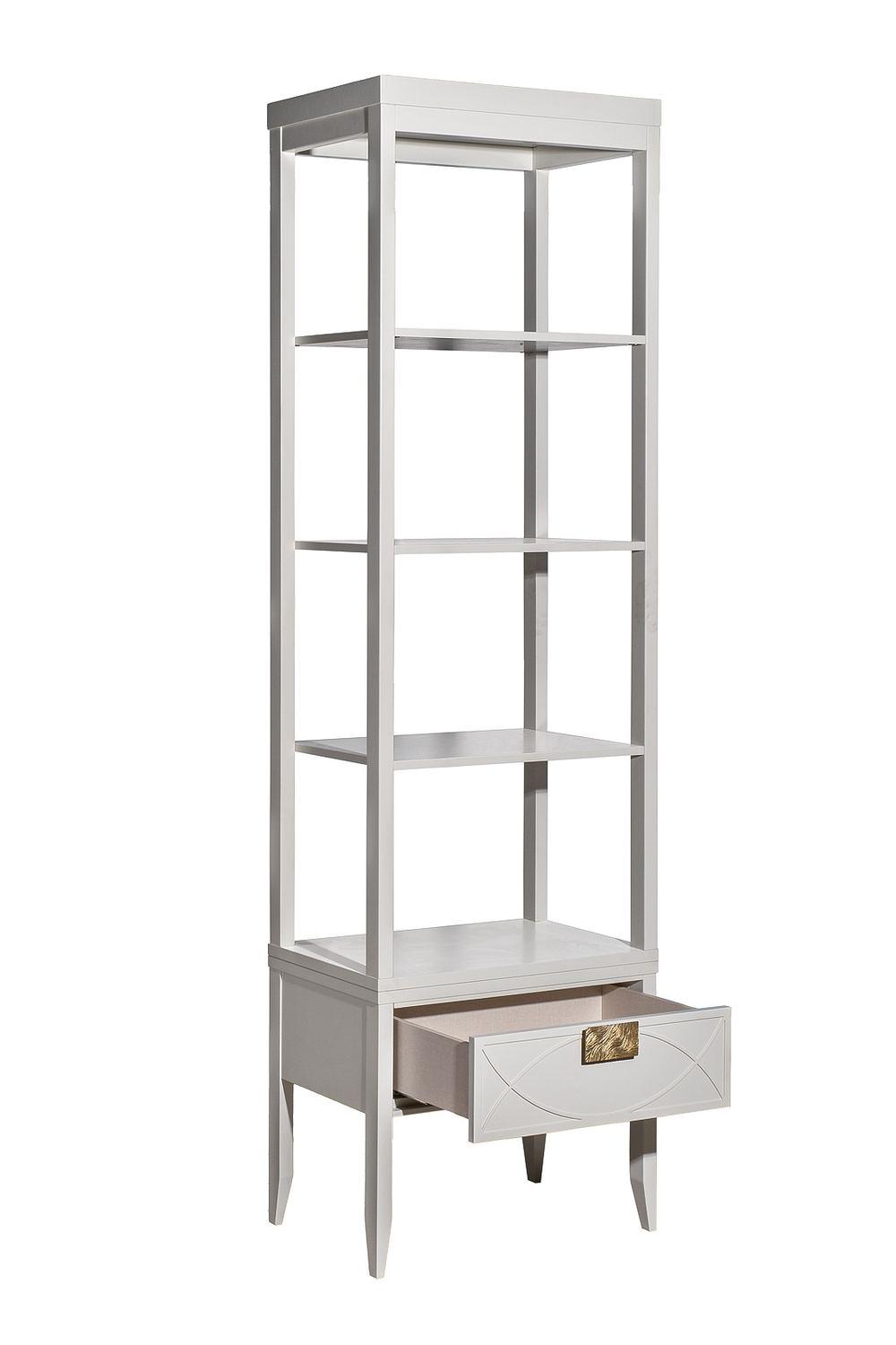 Тумба прикроватная Garda Decor бежевая 1 ящик 60*50*40 см
