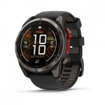 Garmin Fenix 8 PRO 51мм MicroLED Sapphire Carbon Gray DLC Titanium with Black/Pebble Gray Silicone Band