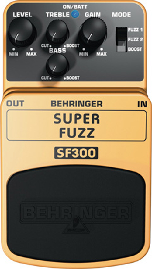 BEHRINGER SF300 - 3-режимная педаль эффектов фуза