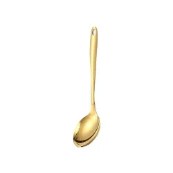 Ложка гарнирная для раздачи 27 см Oval Tip нерж. цвет золото PVD P.L. Proff Cuisine