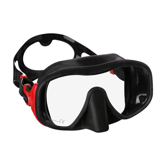 Маска Mares Juno Frameless черно-красная