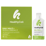 HealthyCell, Vegan Essentials, персик и манго, 30 гелевых пакетиков по 25 мл (0,84 жидк. Унции)