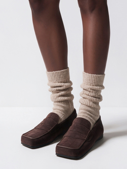 loafer croco mocha