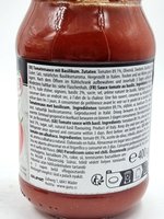 Соус томатный Sugo di Basilico от Piacelli с Базиликом 400 г (Австрия)
