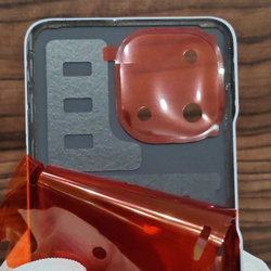 Крышка для Xiaomi Mi 11 - оригинальная задняя стеклянная панель (Белого цвета)