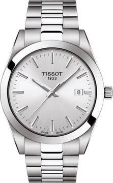 Tissot T127.410.11.031.00 мужские часы на браслете Tissot Gentleman Quartz